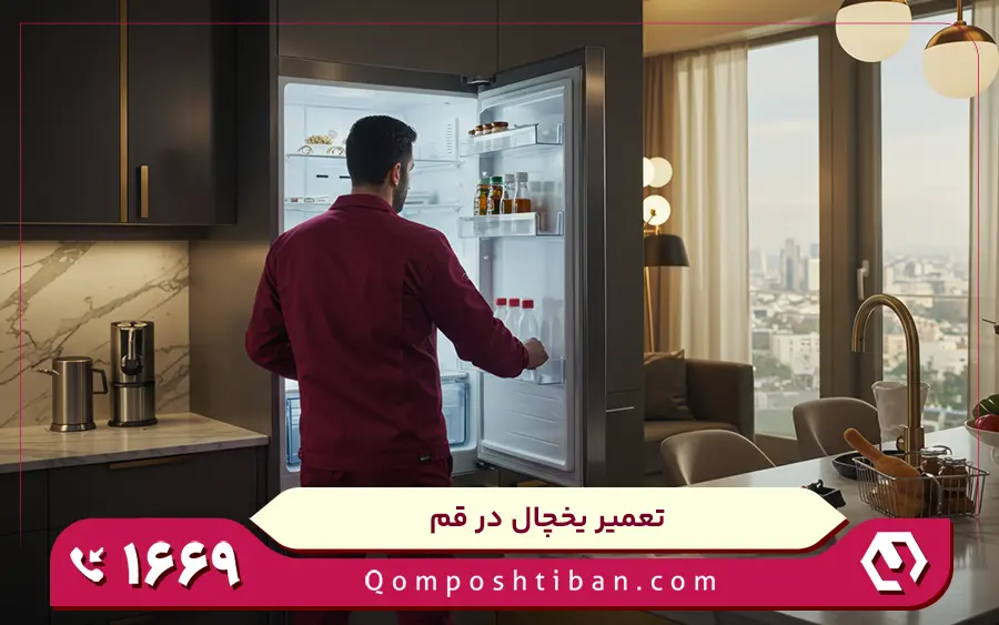رایج ترین تعمیرات انجام شده نمایندگی تعمیر یخچال قم پشتیبان
